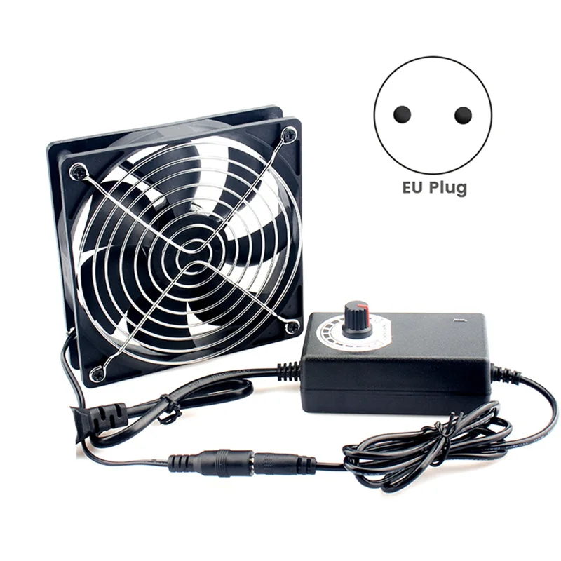 

A73E-Ventilation Fan 120Mm 2700RPM With Controller For Btc Machine Chassis Workstation Cabinet EU Plug