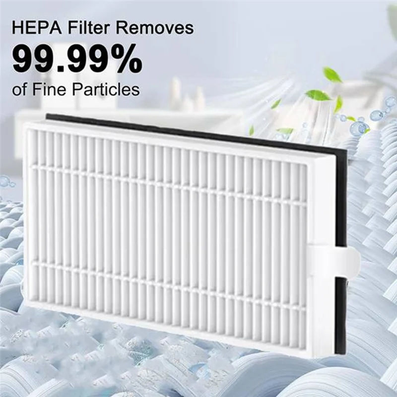 A99T 6PCS Brush Filter Mop Cloth Kit For Dreame Mova M1 For Dreame Trouver M1 Efficient Household Cleaning Replacement Parts