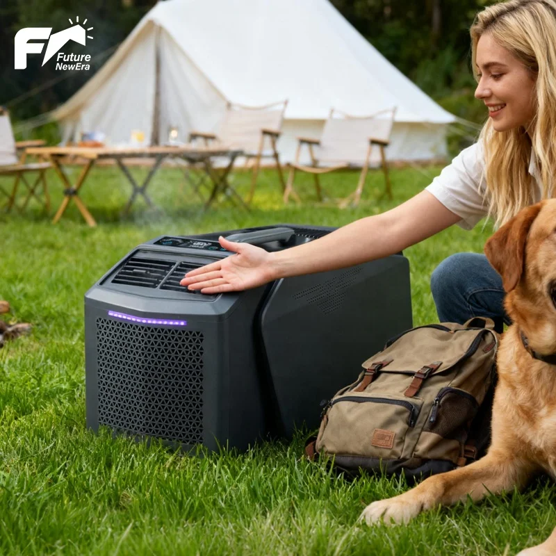 Variable Frequency Low Power Consumption Camping Conditioner Portable Inverter Air Conditioner For Campervan / Rv