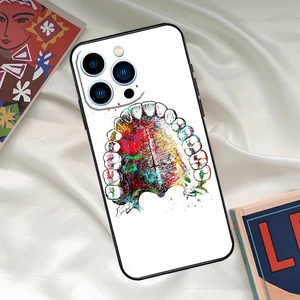 Zahnarztkontakt, iPhone 15, 14, 13, 12, 11 Pro Max, XS, X, XR, SE2, 7, 8 Plus, 13, 12 Mini 11 Hauptverkäufe iPhone -Zahnabdeckungen - №4