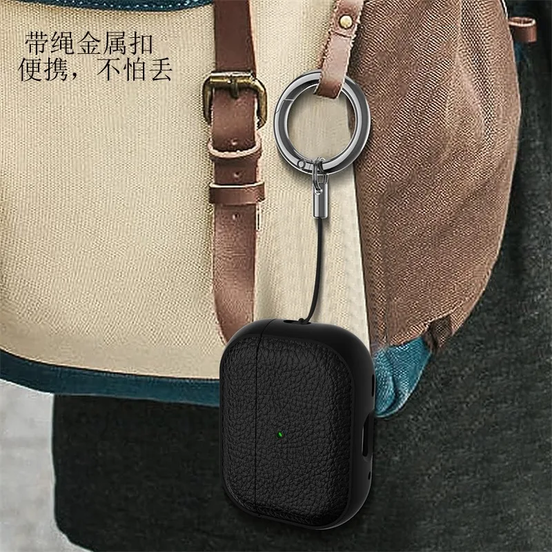 2024 New for AirPods Pro 3 Case second-generation leather patterned Bluetooth earphone Cover For AirPods pro 2 protector Case