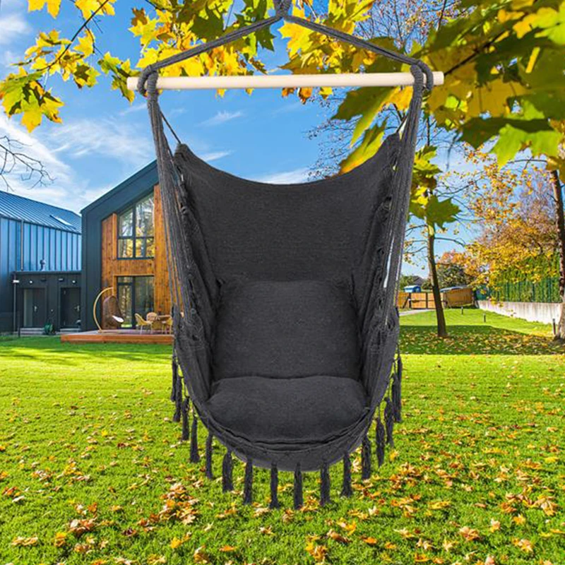 Throw pillow tassel hanging chair hammock hanging chair