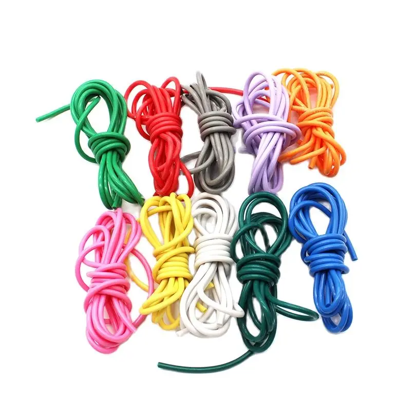 2m PVC 4mm Welding Wire Red Green Blue Pink Purple White Black Yellow Orange Grey Brown