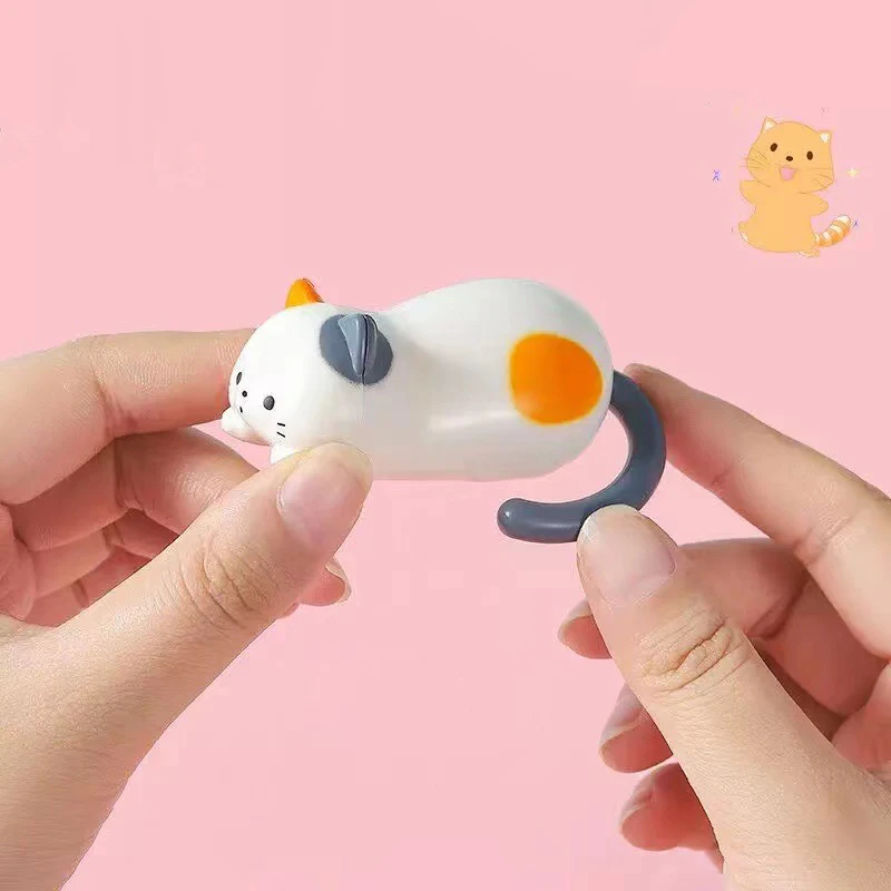 Jouet de dessin animé de chat de tumbling mécanique pour enfants, jouets de puzzle, animal de simulation, liquimanquer, chaton, décompression, meilleurs cadeaux, mignon, drôle