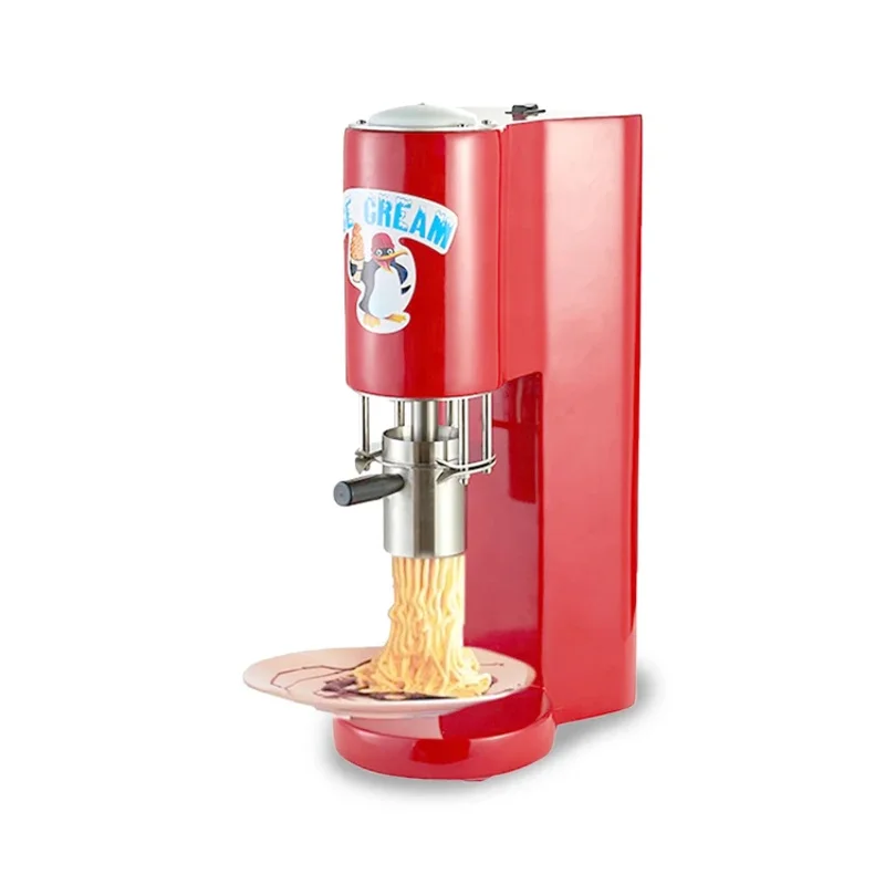 

CE Italian gelato ice cream noodle shape making machine/ice cream spaghetti machine/gel spaghetti press ice cream machine