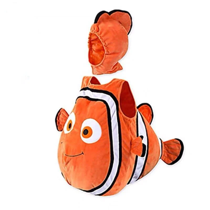 Baby Kids Fish Clownfish Nemo Cosplay From Pixar Animated Film Finding Nemo Christmas Cosplay Costume Halloween Costume for Kids