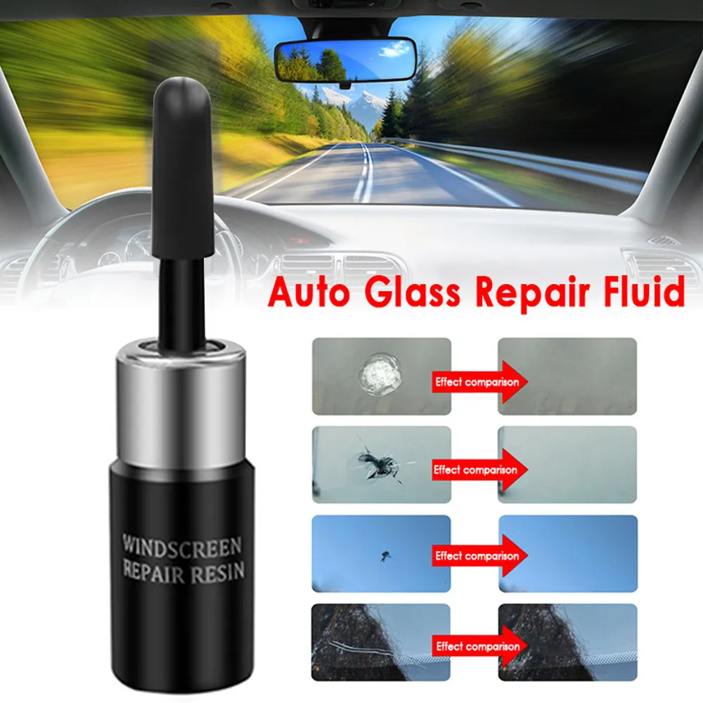 

Big Long Crack Car Windshield Repair Kits Window Windscreen Polishing Tools Glue Resin Adhesive Set Fix Glass Rift Slit Cleft