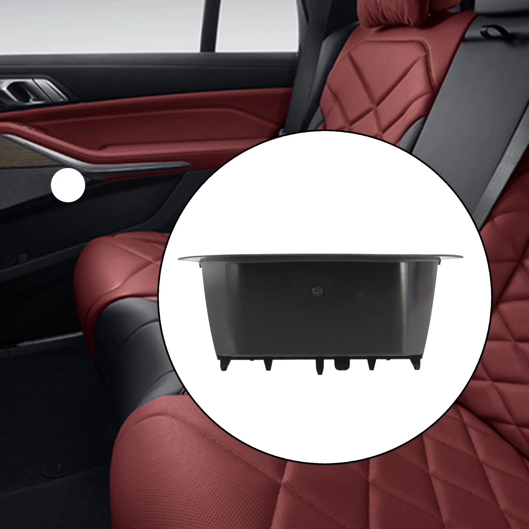 A10E-Car Auto Interior Inner Door Handle Pull Trim Compatible For-Bmw F25 F26 X3 X4 2011-2017, Front Left Side