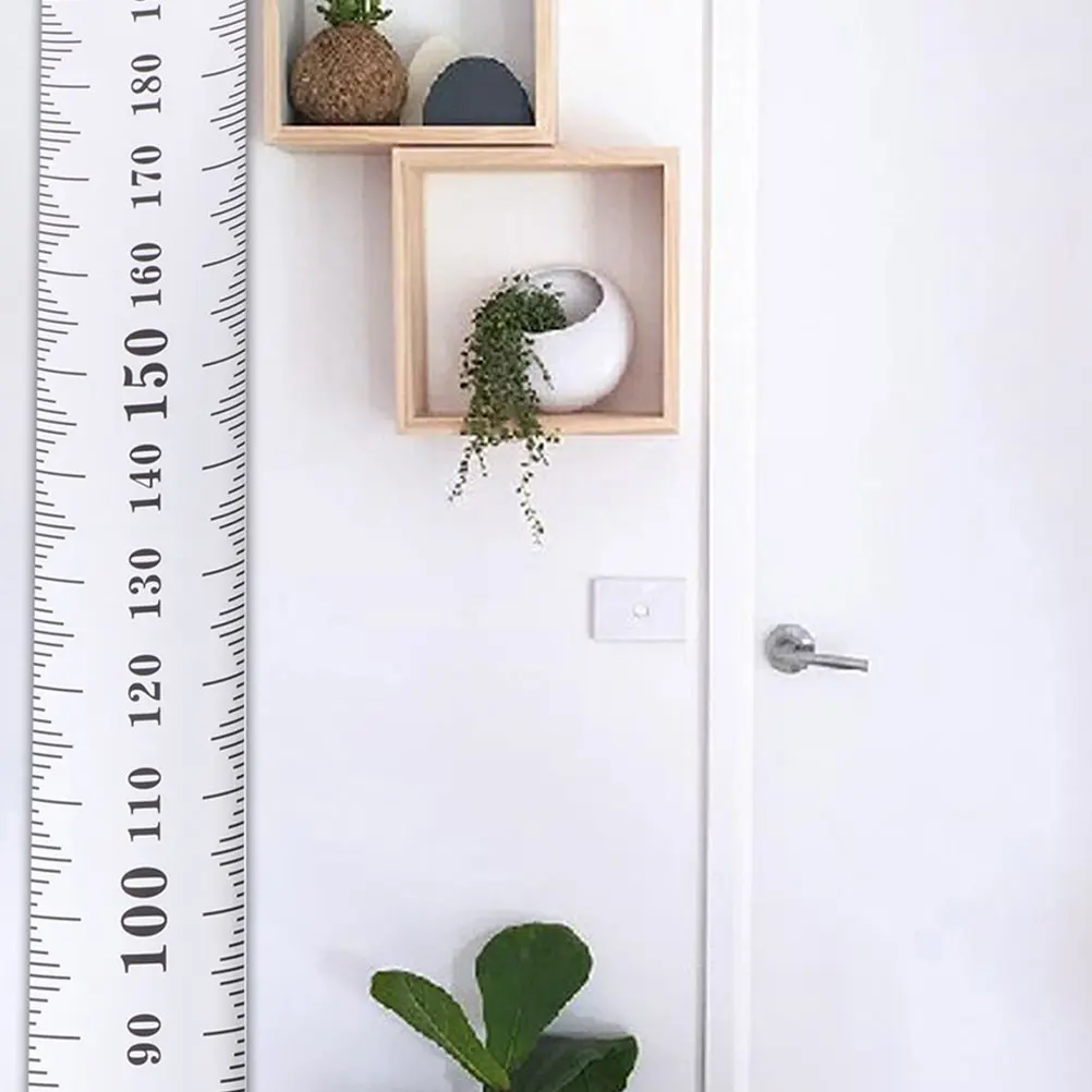 

2 шт. Детская настенная линейка для измерения роста, водонепроницаемый измеритель роста для детей, инструмент для отслеживания роста, современный дизайн для дома