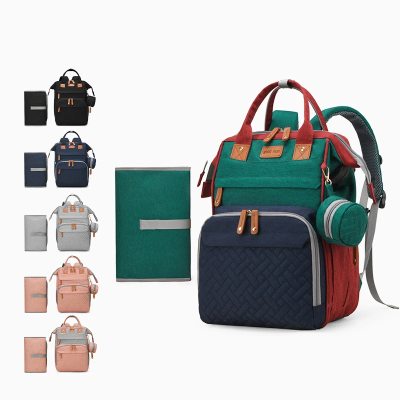 

Новые сумки для подгузников для мам, большие вместительные рюкзаки для подгузников с ковриком для пеленания, подвесная сумка для детской коляски, удобные сумки для мамы