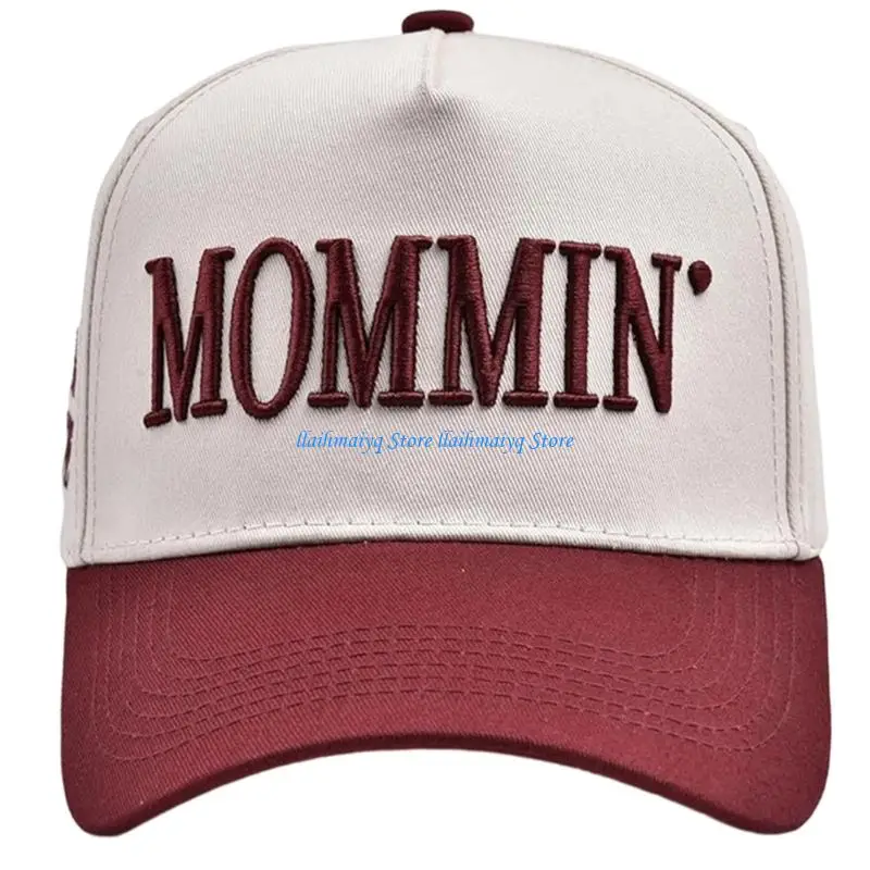 573B Fashion Cotton Baseball Cap With Embroidered Letter Design Adjustable Fit