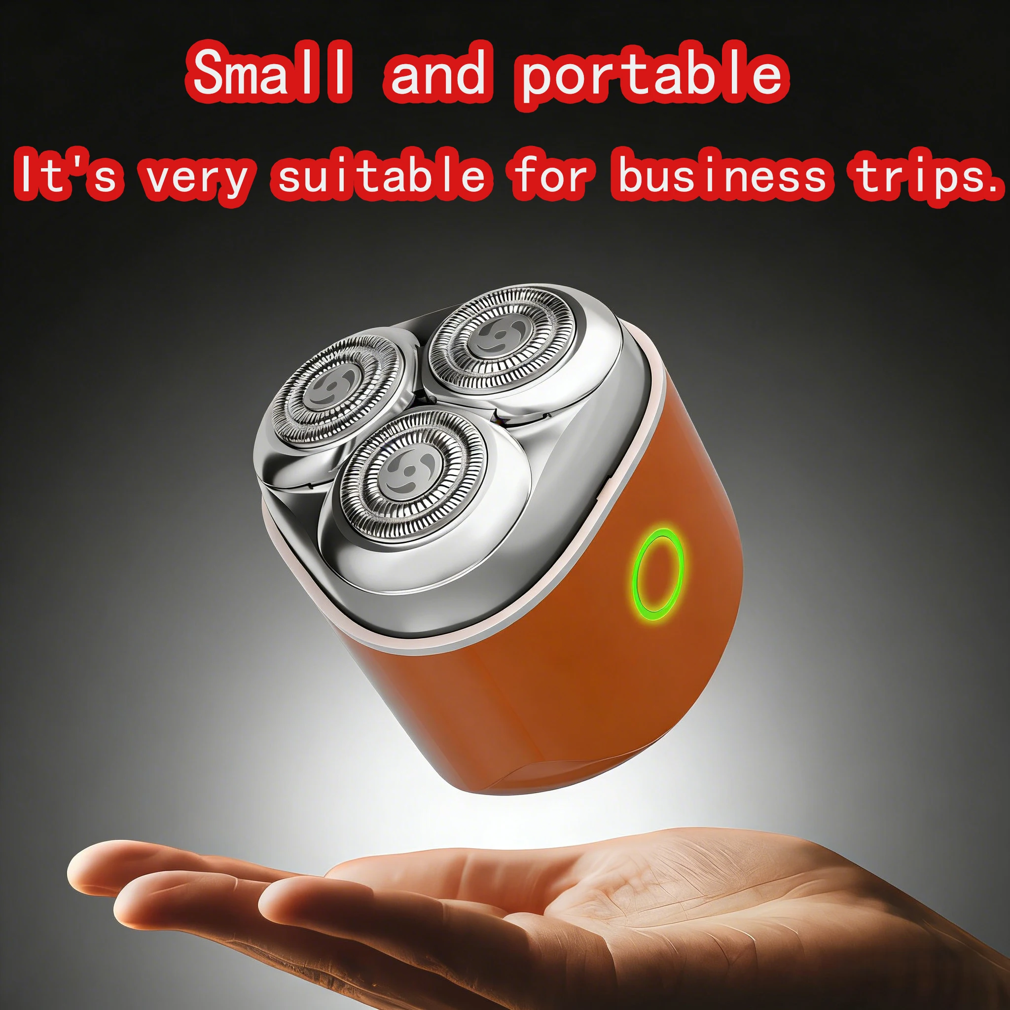 

Новая портативная мужская мини-электробритва с тремя головками, которую можно мыть, обеспечивает точное бритье без застревания волосков, зарядка через USB.