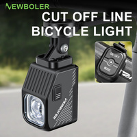 NEWBOLER Bike Headlight 1000 Lumen GoPro Hanging Ultra Bright Wireless Remote Cut Of Line Bicycle Front Lamp MTB Road Cycling