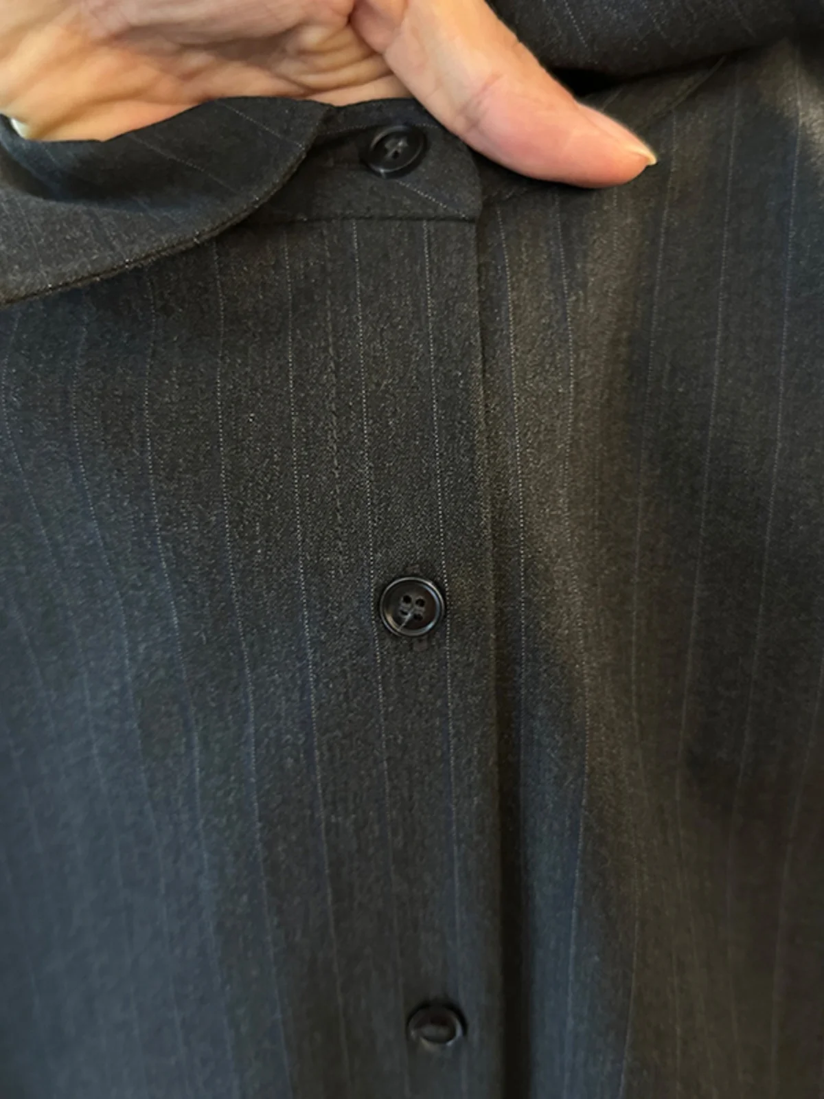 縦縞柄 レディース カジュアル 通勤 秋冬新作 軽量 マチュリ ファイオン ポリエステル ロング丈...