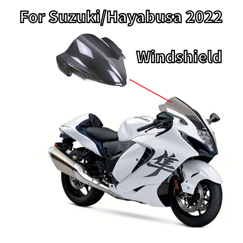 

For SUZUKI Suzuki Hayabusa GSX1300R Motorcycle Modification with Carbon Fiber Accessories for Windshield Protection
