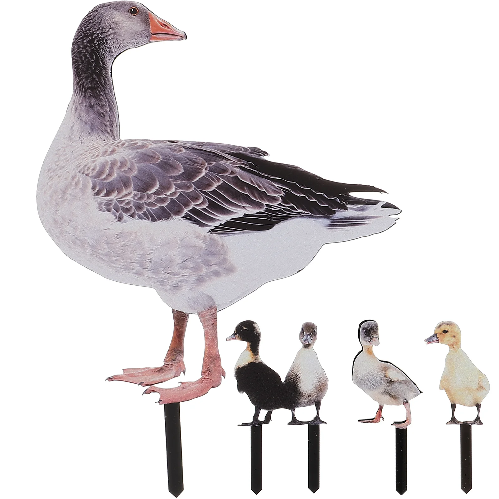 

Yards Outdoor Courtyard Decoration Silhouette Stake Garden Ducks Spring Decorations