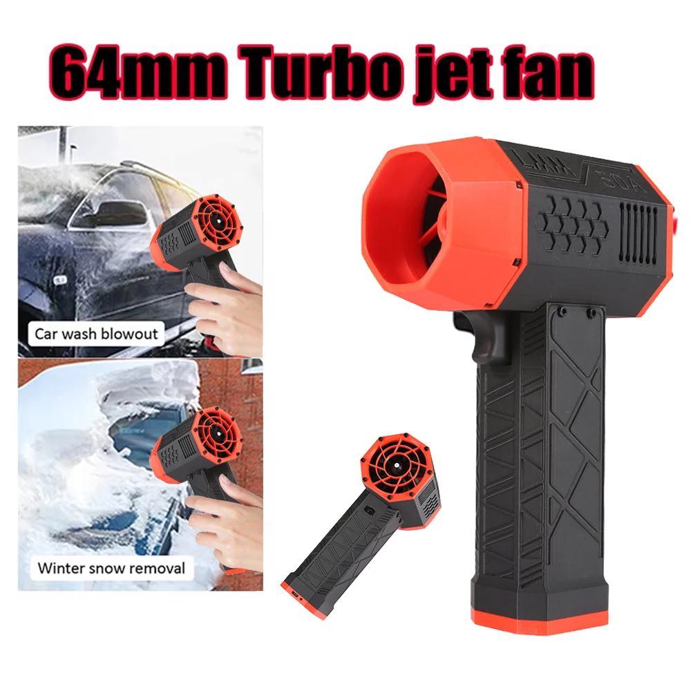 

Turbo Jet Fan 160000RPM Electric Air Blower Powerful Snow Blower High-speed Dust Fan Mini Turbo Jet Fan Handheld Brushless Motor