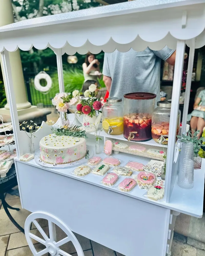 Wholesale PVC candy carts, sweet wooden floats, Valentine's Day party and wedding event decorations