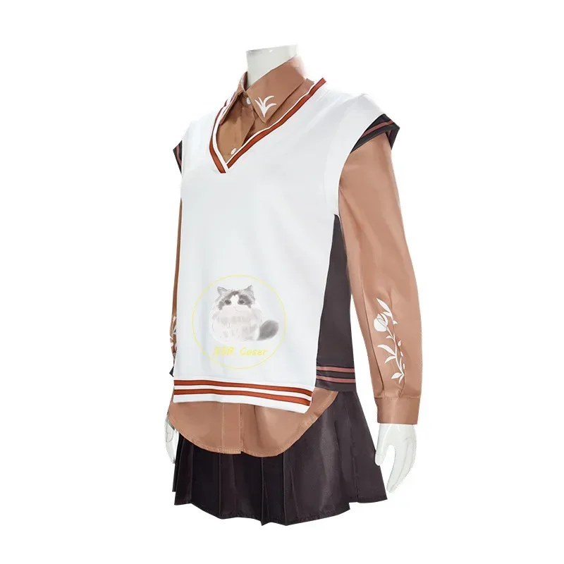 أنيمي مشروع Sekai الملونة المرحلة العجائب × شوتايم كوساناجي نيني تأثيري حلي فستان الأميرة شعر مستعار ملابس الهالوين