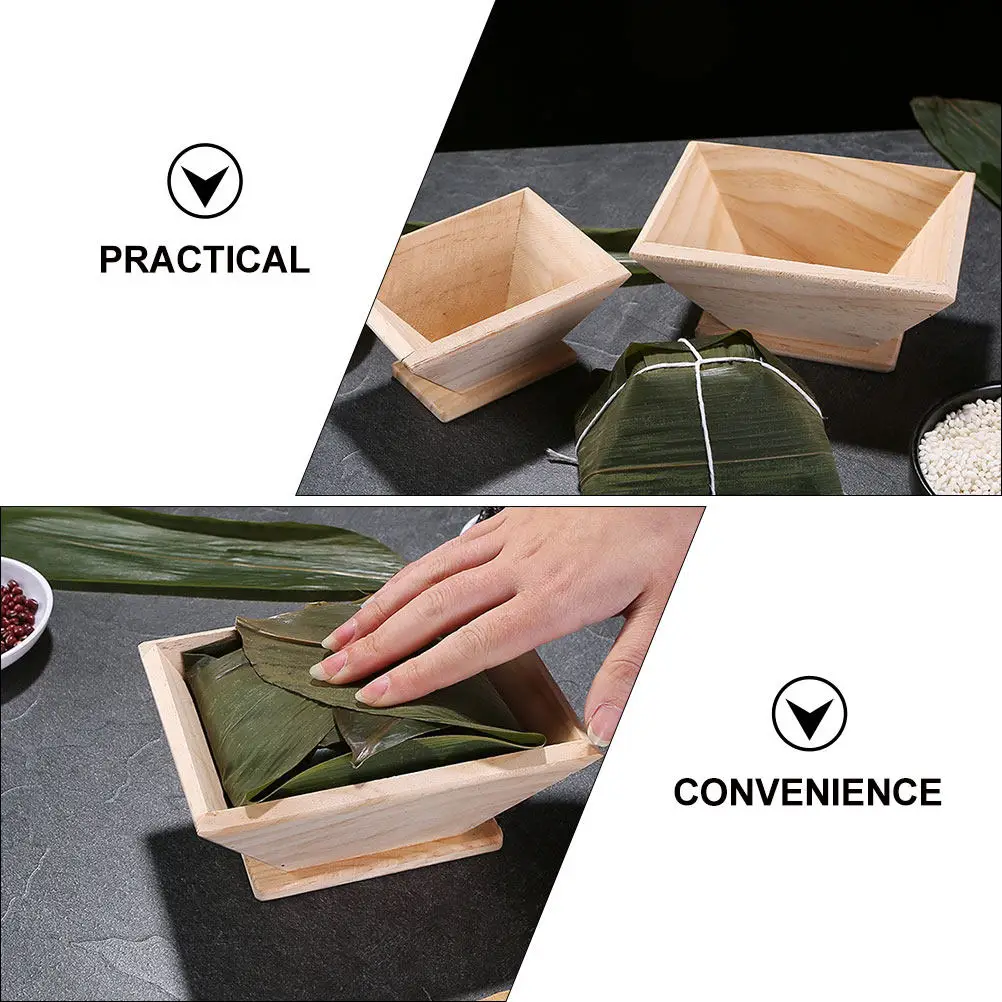 1Pcs Wood Quadrangu…