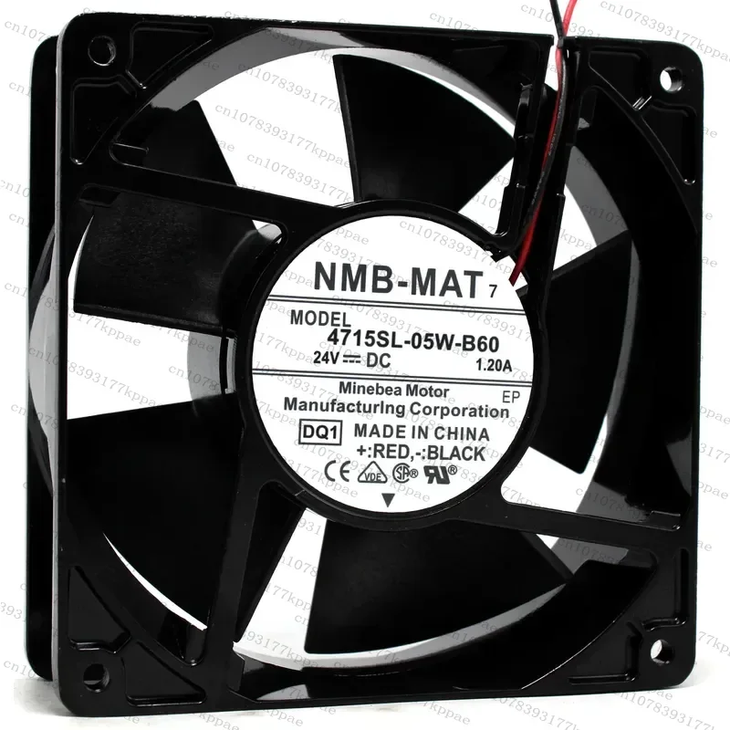 1PCS for NMB-MAT 12CM 4715SL-05W-B60 DC24V 1.20A 12038 Inverter Cooling Fan