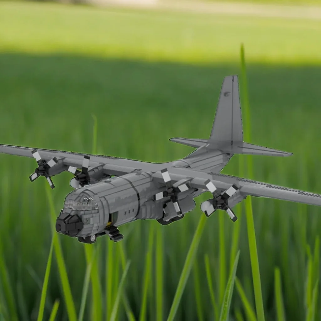 

5257PCS MOC Legacy C-130H Hercules 138 Transport Aircraft Military Plane Model DIY Model Building Blocks Birthday Toys Gift