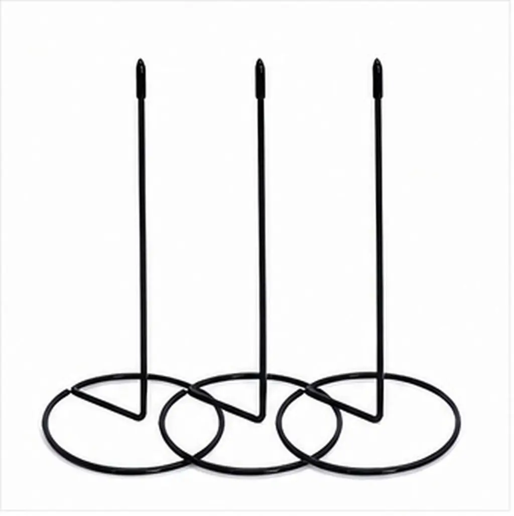 3Pcs Receipt Holder Spike Stainless Steel Receipt Storage Desktop Check Bill Organizer Restaurant Office Memo Holder