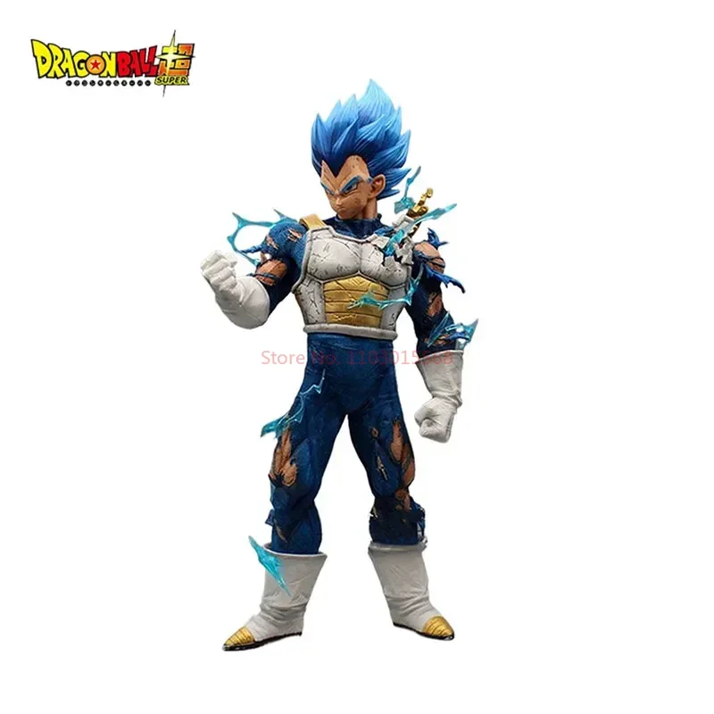 

27cm Dragon Ball Gk Vegeta Super Saiyan Three-headed Anime Action Figure Pvc Figurine Collection Statue Model Doll Toy Kids Gift