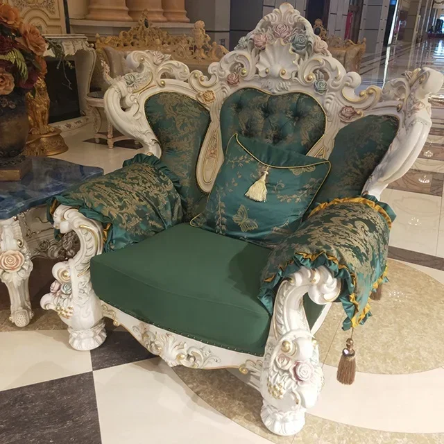 A Elegant Style Arabic Couch Furniture Lounge Chair Living Room Sofa Set