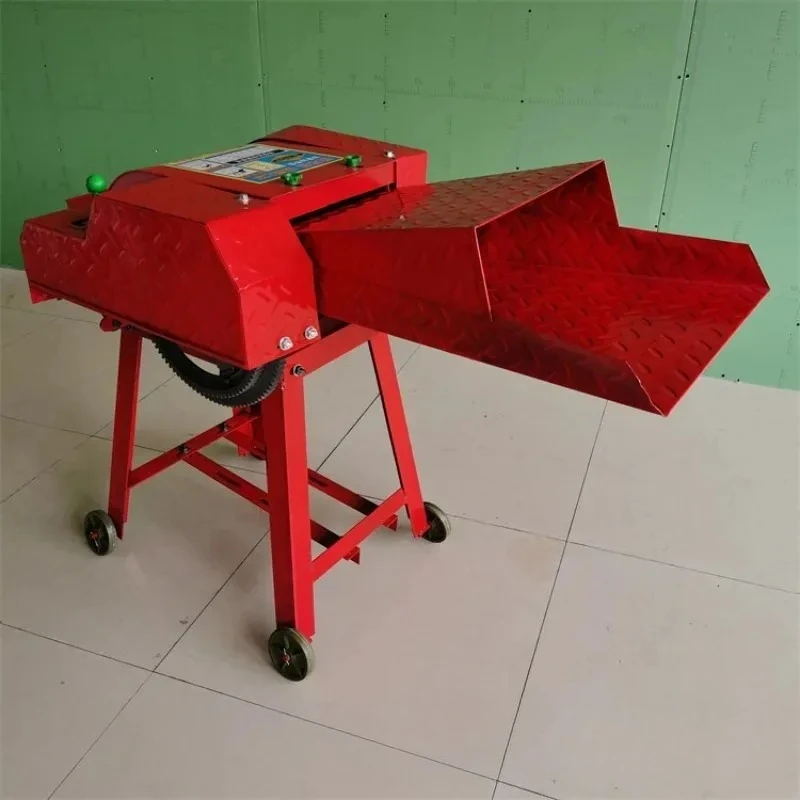 Dry and wet guillotine machine, household engine with grass crusher, corn straw forage sweet potato guillotine cutting