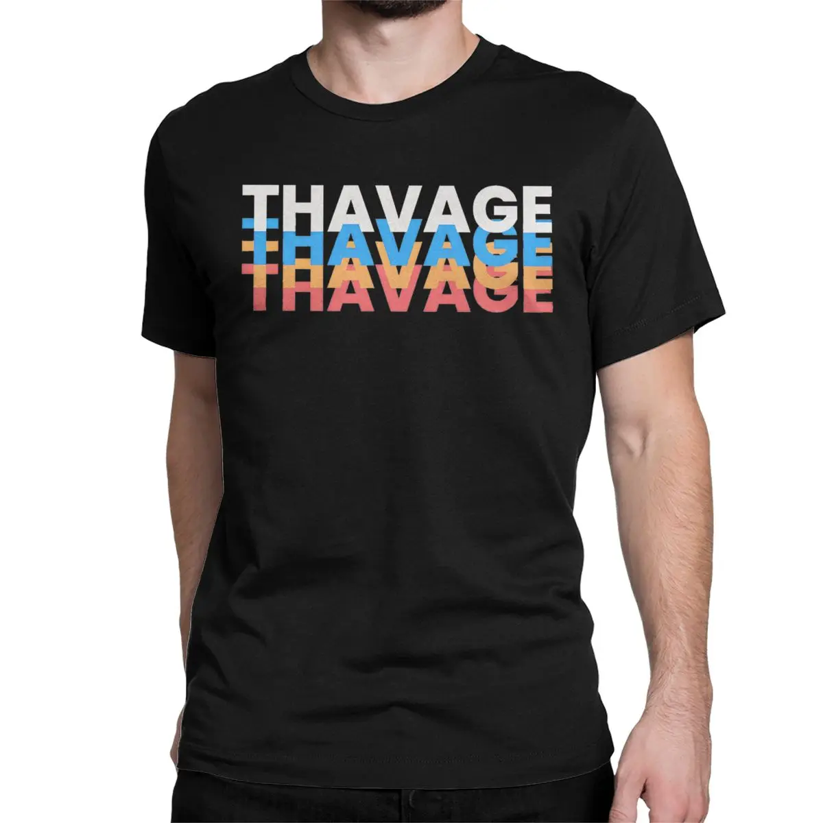 Thavage CBUM Bumstead T Shirts for Men Women Cotton Vintage T-Shirt O Neck Muscular Tees Short Sleeve Clothing Graphic Printed