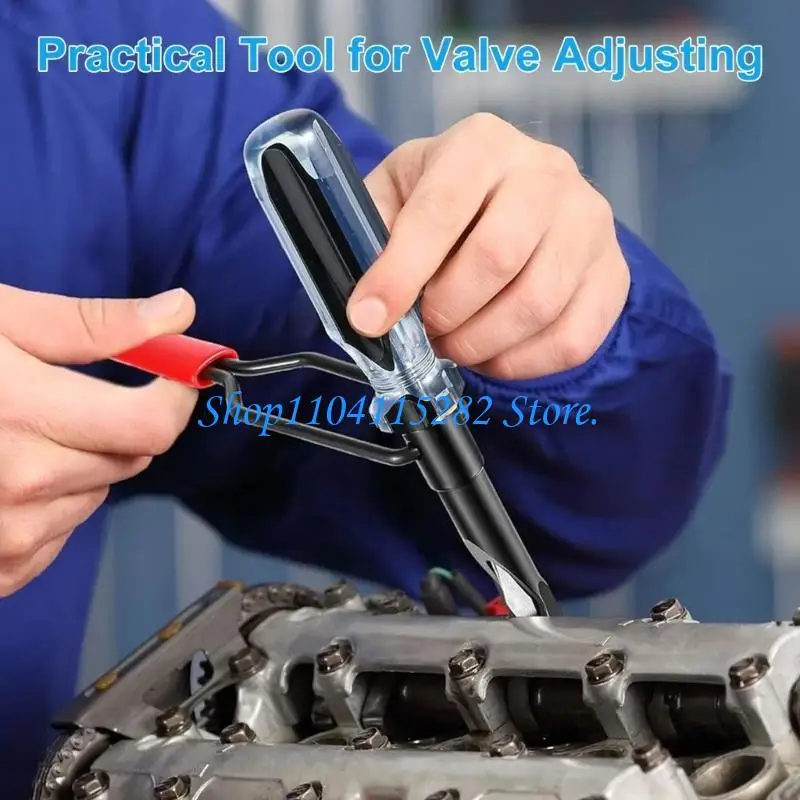  Metal Valves Space Setting Tool with Slot Screwdriver Blade Valves Tappet Adjust for Accurate Valves Clearance Adjustment