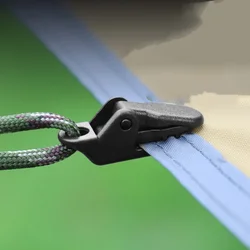 2/4/8pcs Outdoor Tarp Clamp Wind Rope Clips Awning Tent Canopy Clamp Camping Tighten Tool Tarpaulin Clip Snap Tent Accessory