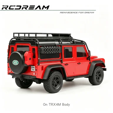 RC Tracked Vehicle Traxas Trx4M Escape Board Climbing Car Skid Plate 1/18 1/12 Scale Compatible with Defender Bronco WPL SCS24