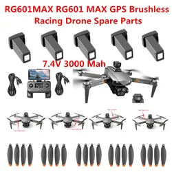 RG601MAX RG601 MAX powrót bezszczotkowy FPV zdalnie sterowany dron Quadcopter akcesoria do części zamiennych 7.4V 3000MAH akumulator/śmigło/ramię/USB