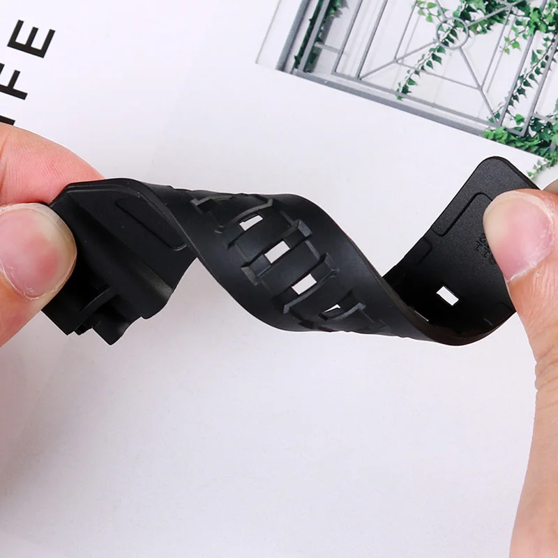 Silicone watchband For Casio Watch AEQ-110W AQ-S810W W735H 736H Male Resin Silicone Watch Strap Watch accessories wristband 18mm