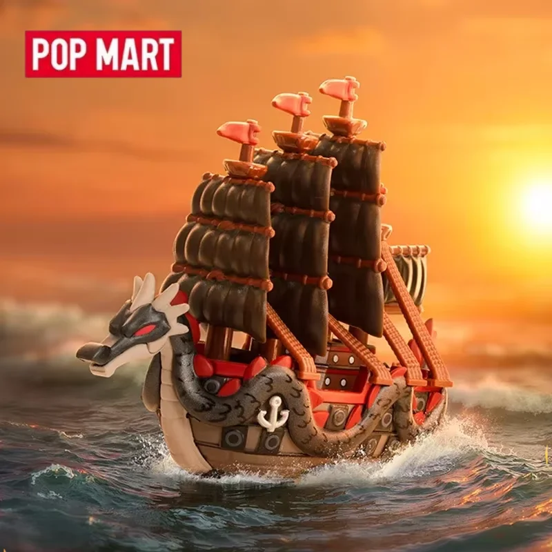 

POPMART ONE PIECE THE GRAND LINE SERIES АВТОМОБИЛЬСЬ Слепая коробка Guess Bag Игрушки Кукла Симпатичные аниме-фигурки Настольные украшения Коллекция
