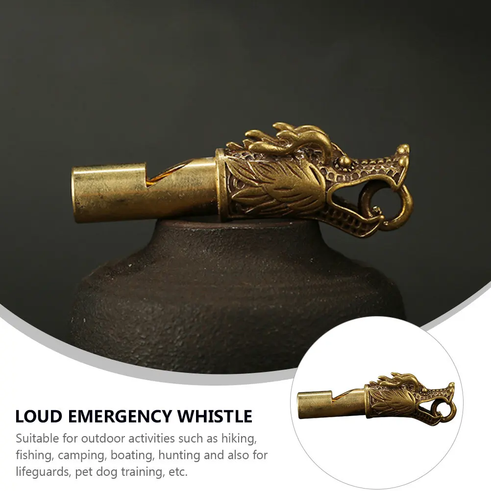 Outdoor Emergency Camping Halloween Christmas Brass Whistle Keychain Keychain Ring Boating Safety Cycling Climbing Basketball