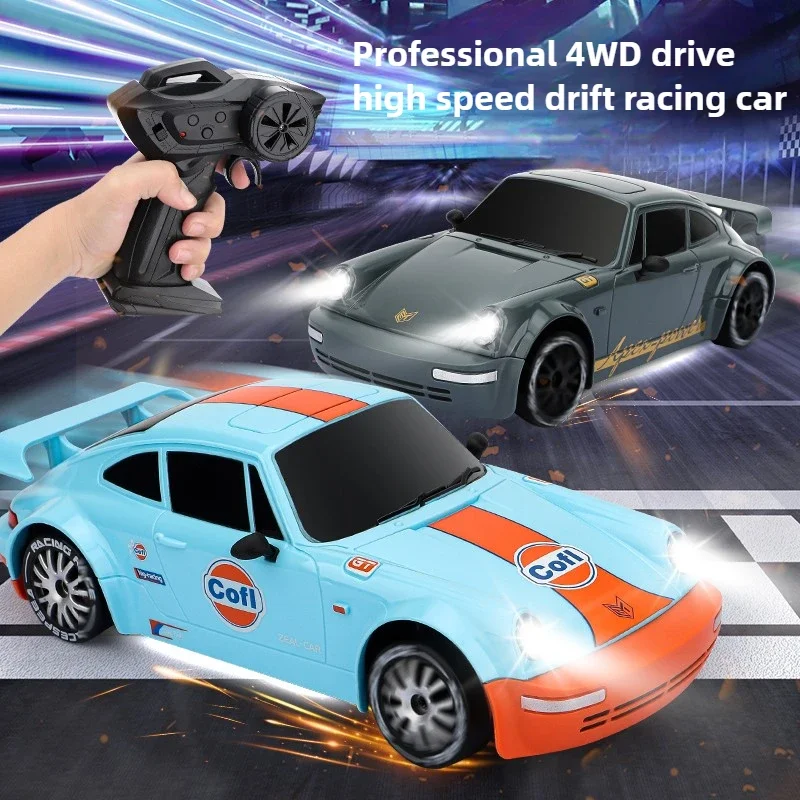 

RC High-speed Drift Car Half Scale Throttle RC Car Professional with Cool Light System RC Remote Control Racing Bay GT911