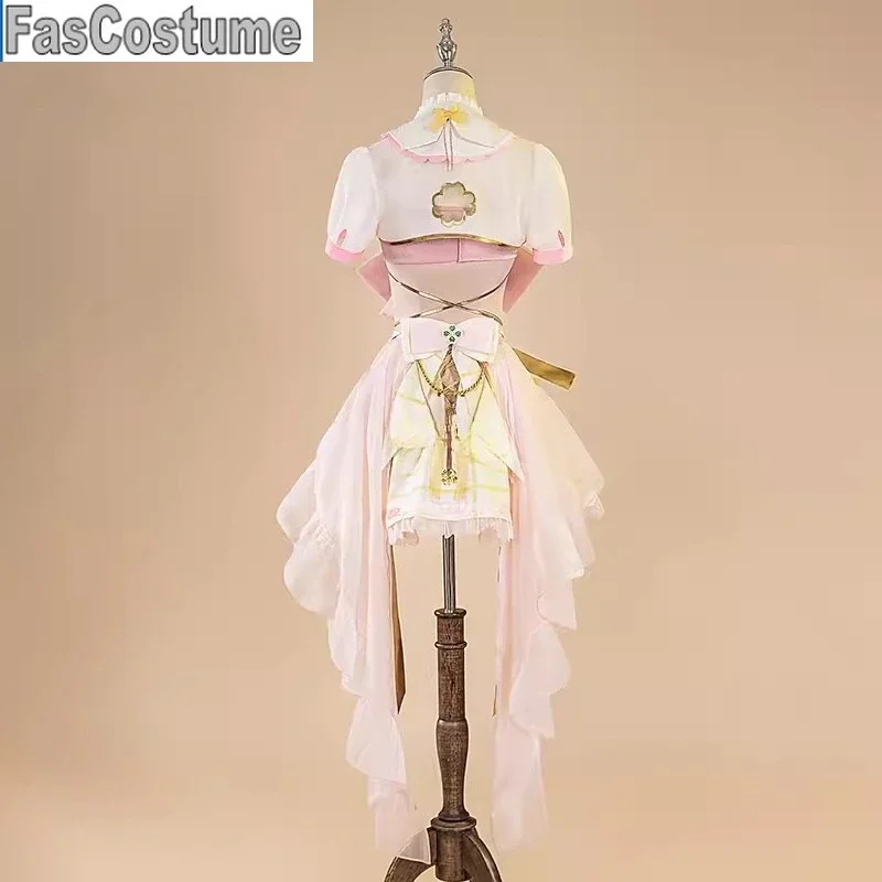 

V Ace Taffy Game Suit Sweet Lovely Uniform Cosplay Costume Halloween Party Role Play Outfit Wome Fas Costume
