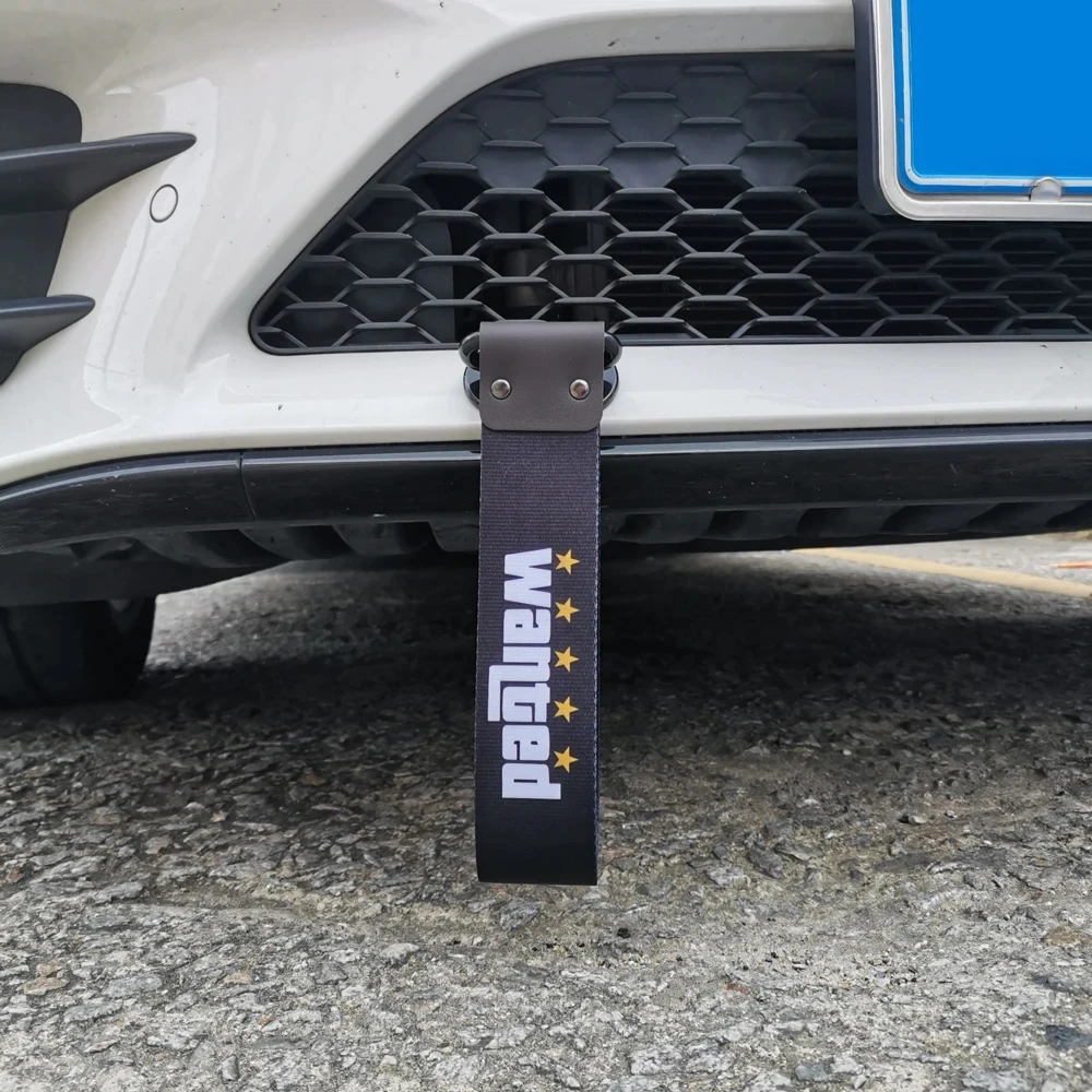 Auto Motorrad Abschleppgurt Gürtel JDM Stil Abschleppseil Band Anhänger Seile Stoßstange Universal Einfügen Abschleppgurt Anhänger Zubehör – Detail 5