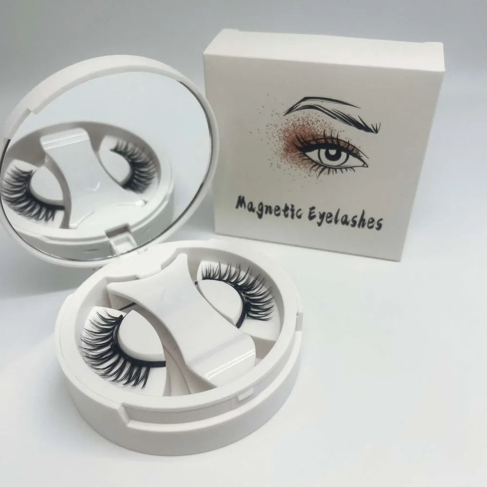 Ciglia finte magnetiche Cat Eye Ciglia magnetiche per trucco a lunga durata con clip Ciglia finte riutilizzabili e soffici senza colla