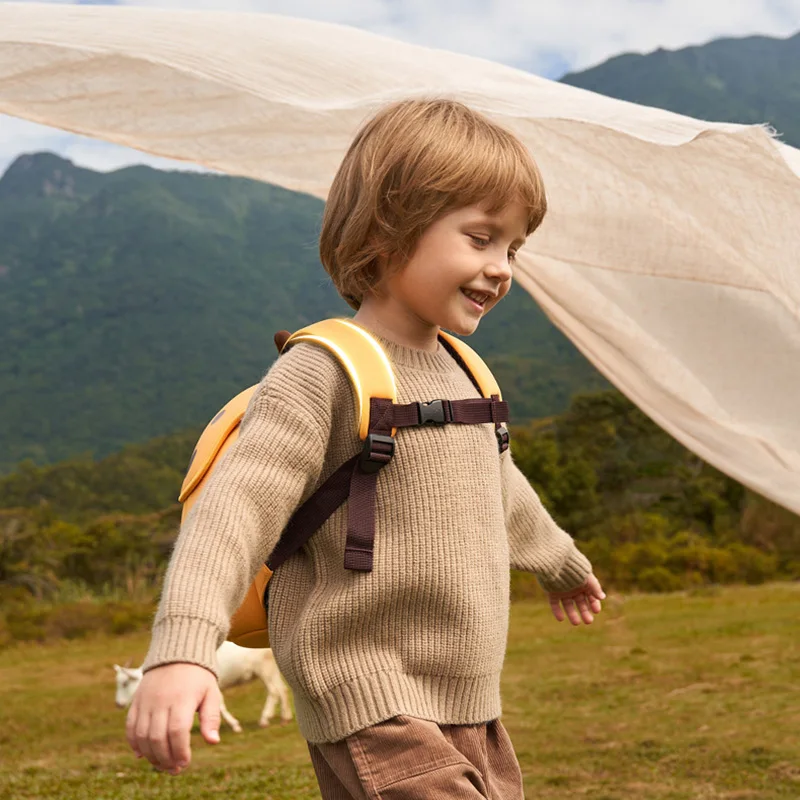 Mochila de frutas para niños de guardería, mochilas escolares para niñas, diseño de calabaza cereza, Mochila Escolar femenina Adolecente