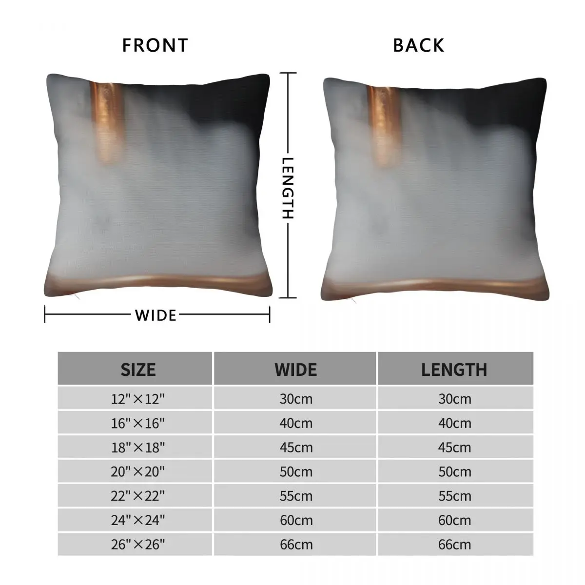 Copper Pipe With Steam Square Pillowcase Polyester Linen Velvet Pattern Zip Decorative Room Cushion Case Wholesale