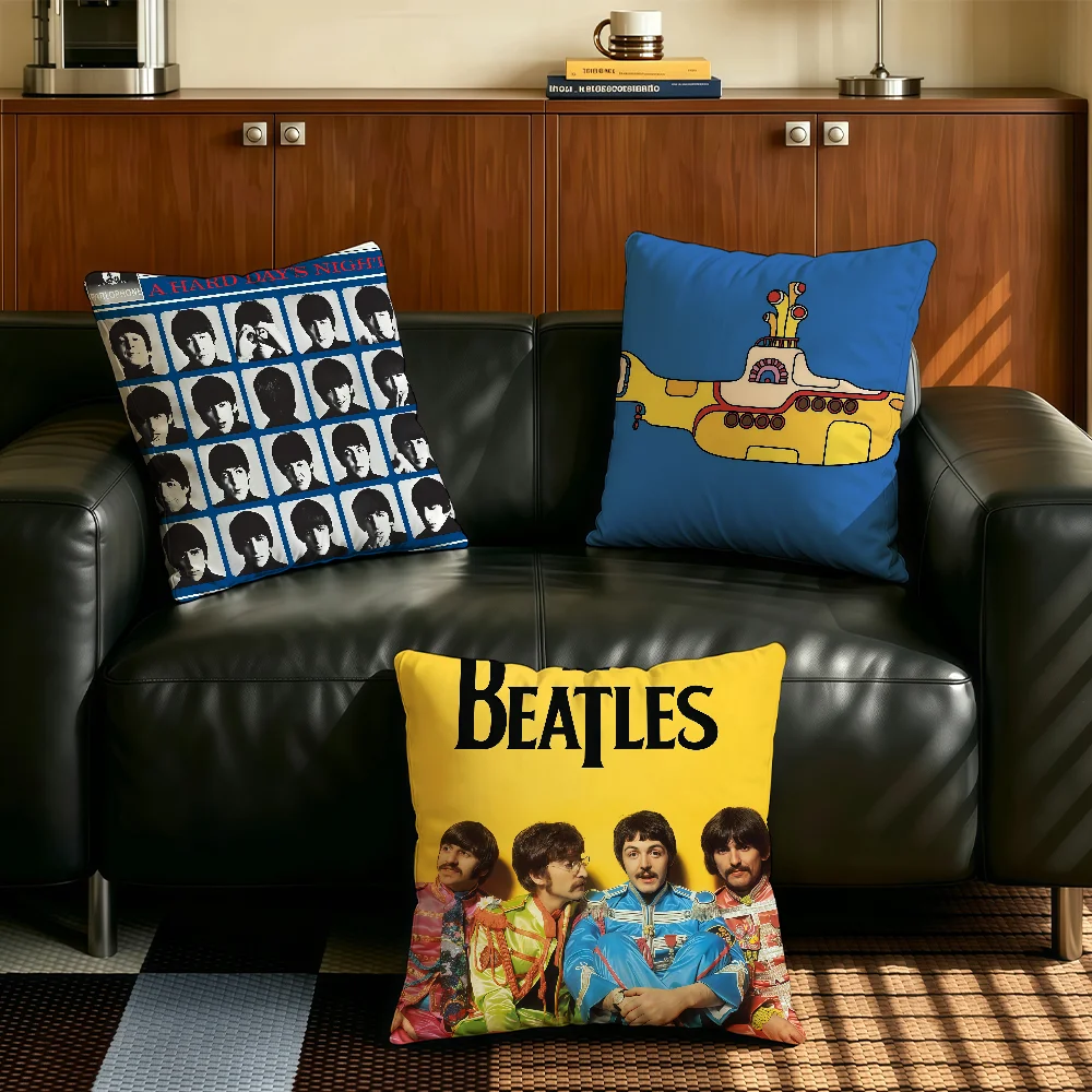 Band The B-Beatles cushion cover Comfortable Decorative For Bedroom Living room Dormitory Picnic and Holiday Decoration