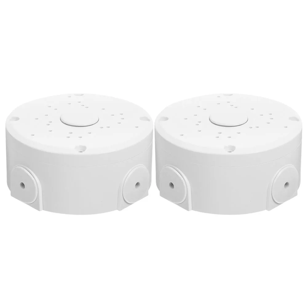 

2 Pcs Hemisphere Bracket Electric Wire Holder Plastic Weatherproof Outlet Cover Outdoor Electrical Box Cable