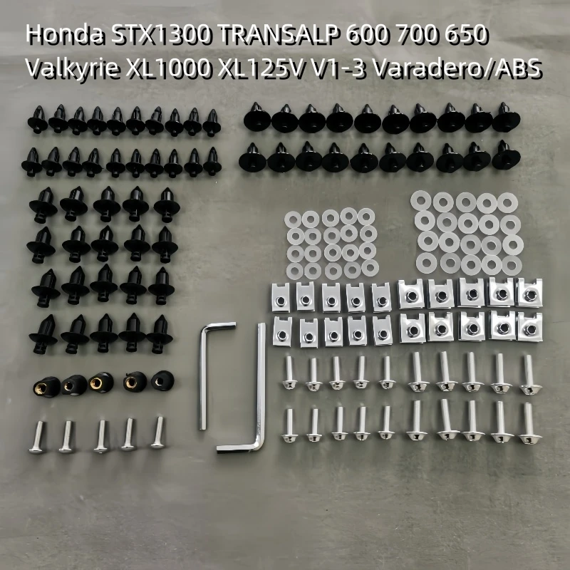 Fairing Bodywork Kit Bolts Screws Fit For Honda STX1300 TRANSALP 600 700 650 Valkyrie XL1000 XL125V V1-3 Varadero/ABS