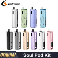 Original Geekvape Soul Kit Vape 30W 4ml Pod Cartridge 1500mAh Battery 0.6/1.2ohm Coil E Cigarette Vaporizer