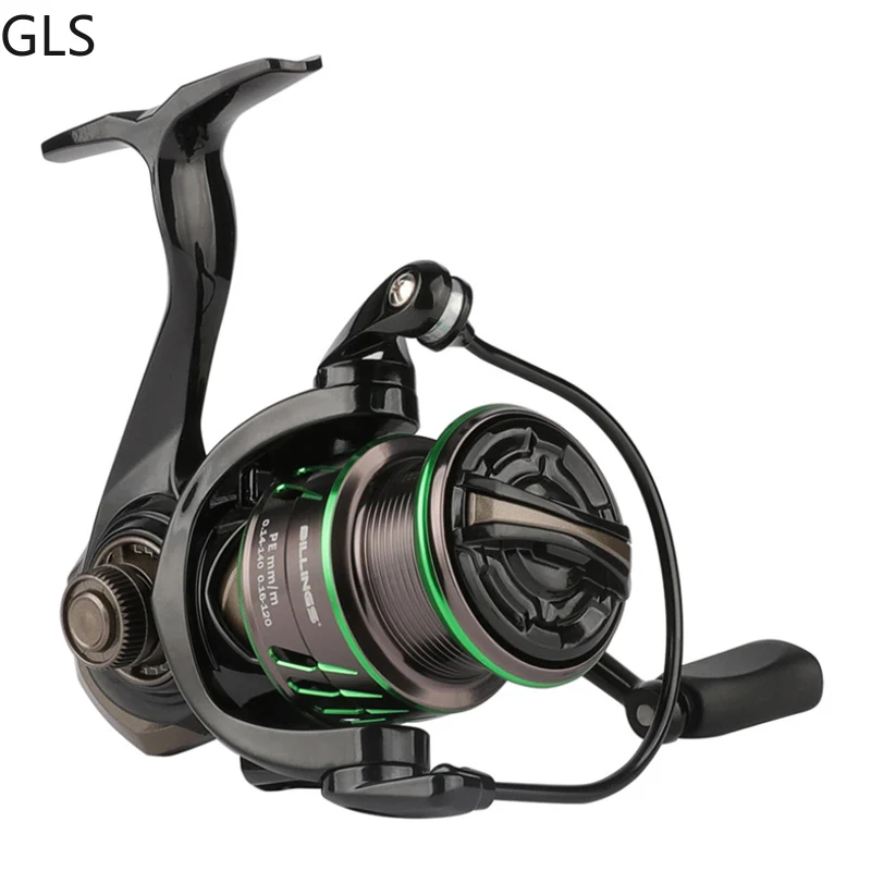 Brand New 6+1BB Soft Grip Fishing Wheel 1500 2500 Series 6.4:1 Gear Ratio Saltwater Bass Spinning Fishing Reel