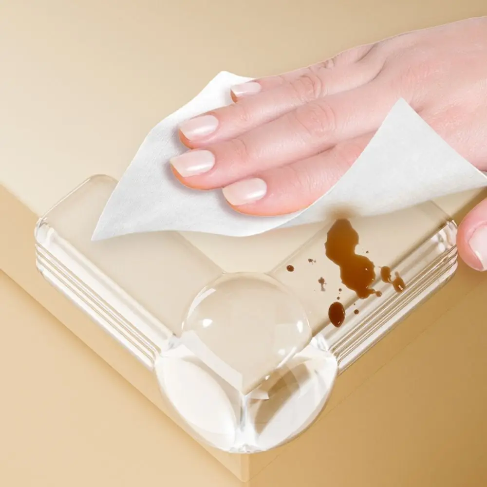 4/8 pçs novo transparente mesa canto cobre babyproofing durável protetores de canto anticolisão adesivos de canto móveis para casa